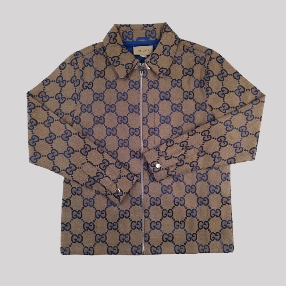 GG Axis Monogram Pattern Jacket