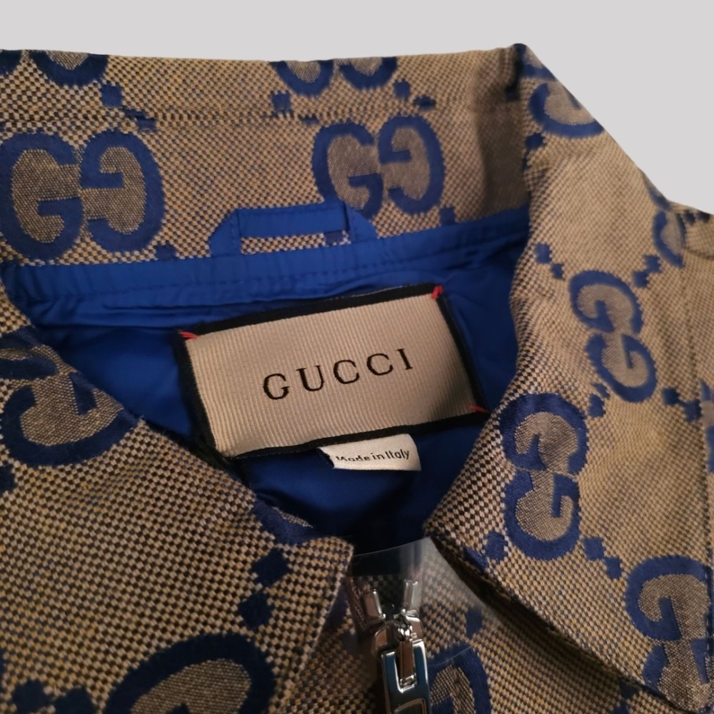 GG Axis Monogram Pattern Jacket