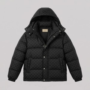 GG 2-in-1 Nylon Canvas Down Jacket & Vest