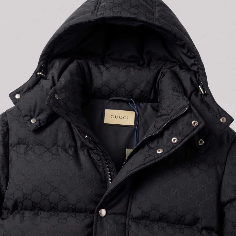 GG 2-in-1 Nylon Canvas Down Jacket & Vest