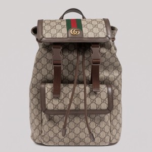 GUCCI Ophidia Small GG Backpack in Beige