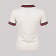 Signature Web Stripe Knit Polo Women's Ivory Knit Polo Shirt Signature Web Stripe Knit Polo Women's Ivory Knit Polo Shirt
