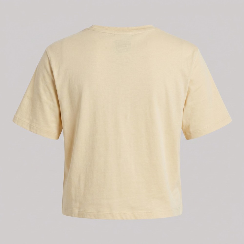 Women Front Logo T-Shirt Butter Yellow