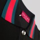 Knitted Resort Polo Shirt Ivory Black Knitted Resort Polo Shirt Ivory Black
