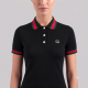 Knitted Resort Polo Shirt Ivory Black Knitted Resort Polo Shirt Ivory Black