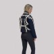 Étrier Embroidered Cropped Cashmere Jacket Blue