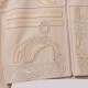 Étrier Embroidered Cropped Cashmere Jacket Bisque Étrier Embroidered Cropped Cashmere Jacket Bisque