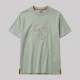 Equestrian Carriage Embroidered T-Shirt in Sage Green Equestrian Carriage Embroidered T-Shirt in Sage Green