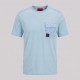 Dableno Cotton T-Shirt Pocket Sky Blue Dableno Cotton T-Shirt Pocket Sky Blue