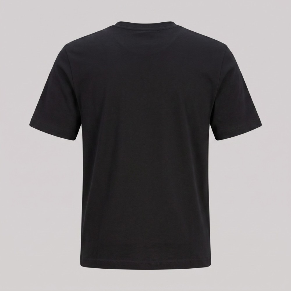 Cotton-jersey T-shirt With Blue Logo Print