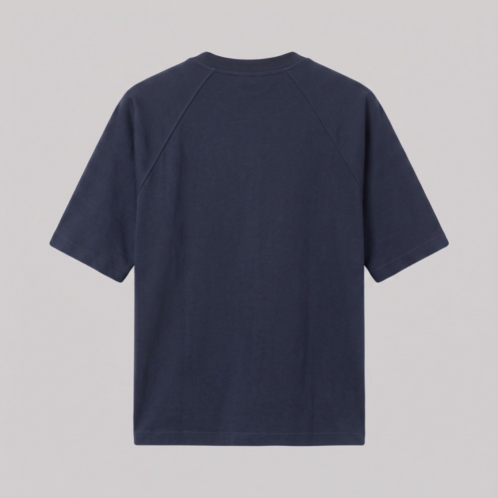 Le Typo Logo-Print T-Shirt Navy Le Typo Logo-Print T-Shirt Navy