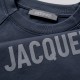 Le Typo Logo-Print T-Shirt Navy Le Typo Logo-Print T-Shirt Navy