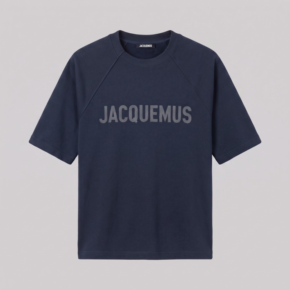 Le Typo Logo-Print T-Shirt Navy Le Typo Logo-Print T-Shirt Navy