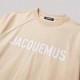 Le T-shirt Typo logo-print in Ecru