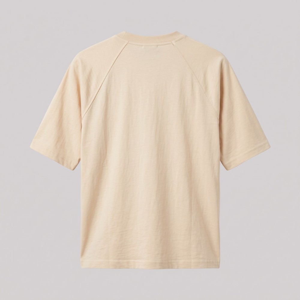 Le T-shirt Typo logo-print in Ecru