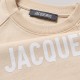 Le T-shirt Typo logo-print in Ecru