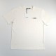 Logo Patch Cotton T-Shirt Beige