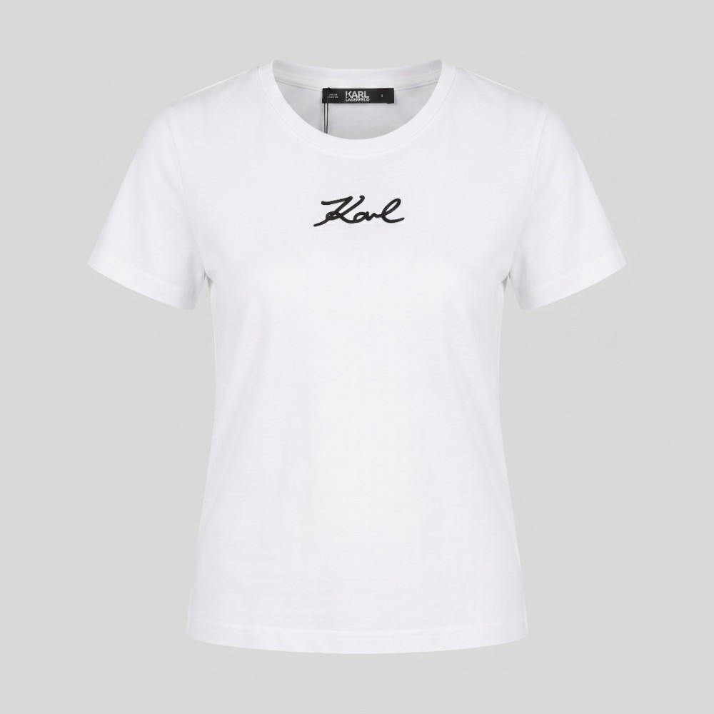 Regular Fit Babe Tee In White