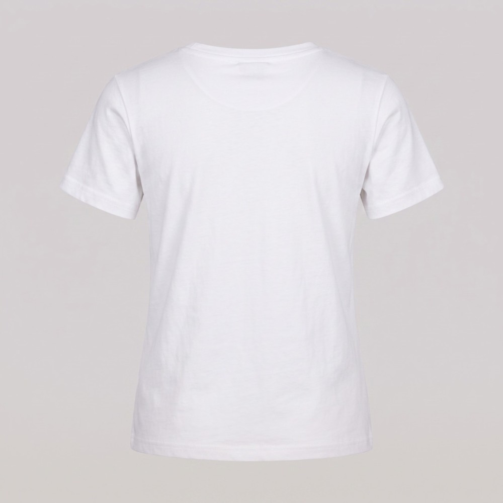 Embroidered Logo T-shirt In White