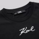 Embroidered Logo T-shirt In Black Embroidered Logo T-shirt In Black
