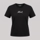 Embroidered Logo T-shirt In Black Embroidered Logo T-shirt In Black