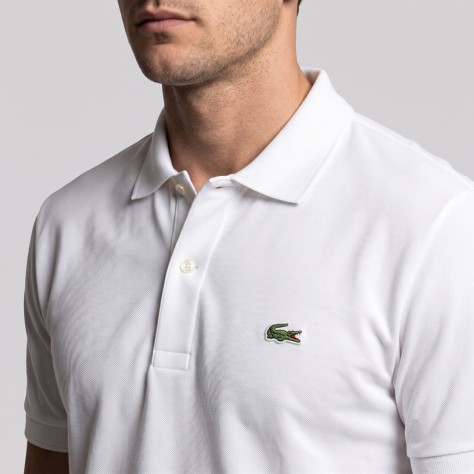 Polo Lacoste Classic Fit White Polo Lacoste Classic Fit White