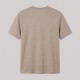 Anagram Embroidered Tan Cotton T-Shirt Anagram Embroidered Tan Cotton T-Shirt