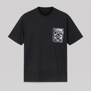 Embroidered Logo T-Shirt Black