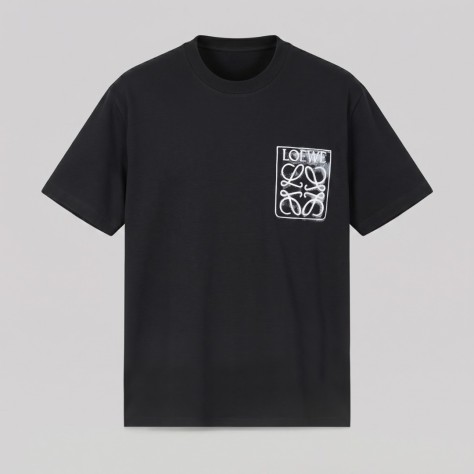 Embroidered Logo T-Shirt Black