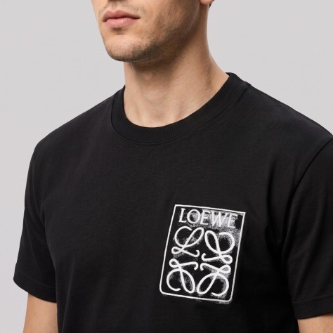 Embroidered Logo T-Shirt Black