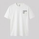 Embroidered With Pocket T-Shirt White
