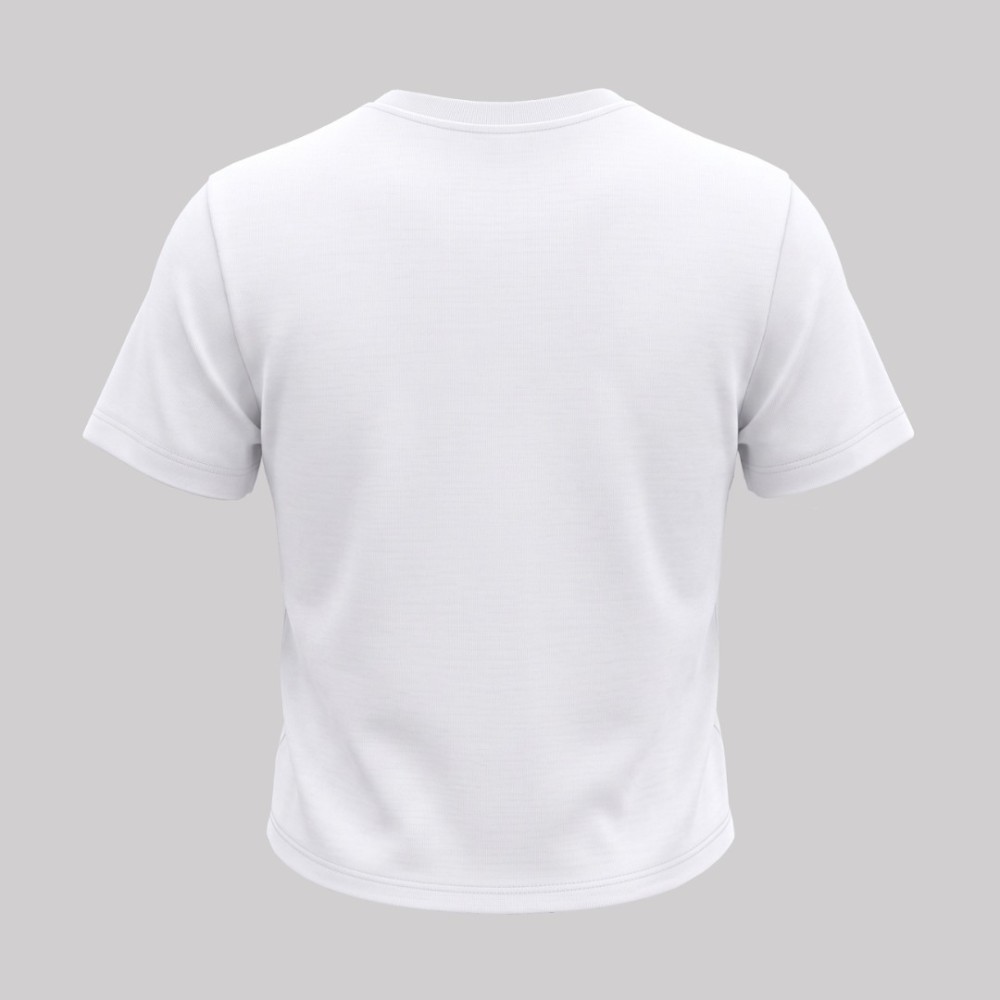 Women Embroidered Central Logo T-Shirt in White