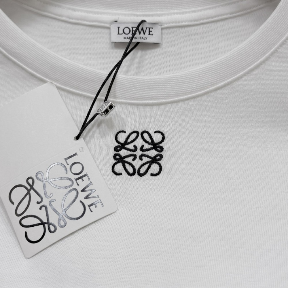 Women Embroidered Central Logo T-Shirt in White