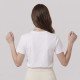 Women Embroidered Central Logo T-Shirt in White