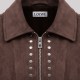 Studded Suede Bomber Jacket Dark Brown Studded Suede Bomber Jacket Dark Brown