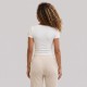 Women Anagram Embroidered Scoop-Neck T-Shirt Women Anagram Embroidered Scoop-Neck T-Shirt