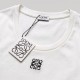 Women Anagram Embroidered Scoop-Neck T-Shirt Women Anagram Embroidered Scoop-Neck T-Shirt