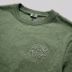 Anagram Embroidered Cotton Jersey T-Shirt in Sage Green