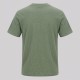 Anagram Embroidered Cotton Jersey T-Shirt in Sage Green