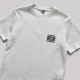 Anagram Embroidered Cotton Jersey T-Shirt in White