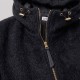 Anagram Soft Textured Hooded Zip Jacket Black Anagram Soft Textured Hooded Zip Jacket Black