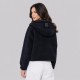 Anagram Soft Textured Hooded Zip Jacket Black Anagram Soft Textured Hooded Zip Jacket Black