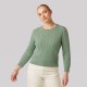 Sage Anagram Cable-Knit Sweater Sage Anagram Cable-Knit Sweater