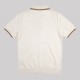 Half-Zip Polo Shirt White Half-Zip Polo Shirt White