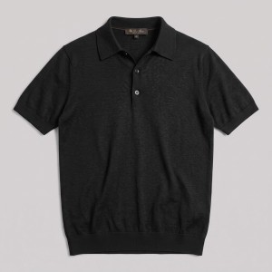 Premium Cotton Polo Shirt Black