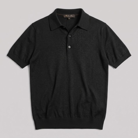 Premium Cotton Polo Shirt Black