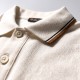 Half-Zip Polo Shirt White Half-Zip Polo Shirt White