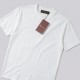 Tonal Logo Embroidered Cotton T-Shirt in White Tonal Logo Embroidered Cotton T-Shirt in White