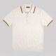 Half-Zip Polo Shirt White Half-Zip Polo Shirt White