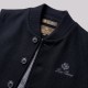 Logo-Lined Button-Up Vest in Black